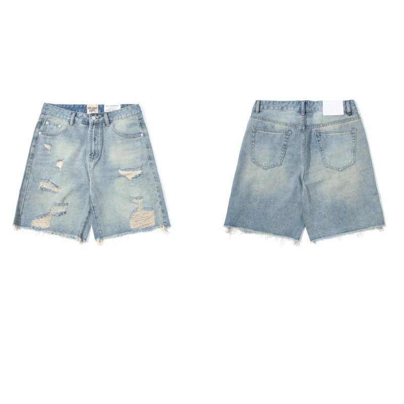 Unbranded Jeans Washed Flared with Contrast Side Panels and Raw Hem — D 05 Picture color