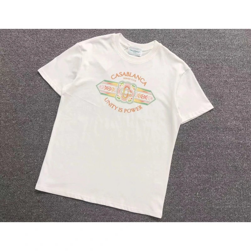 Casablanca T-Shirts Graphic Print — 875 white