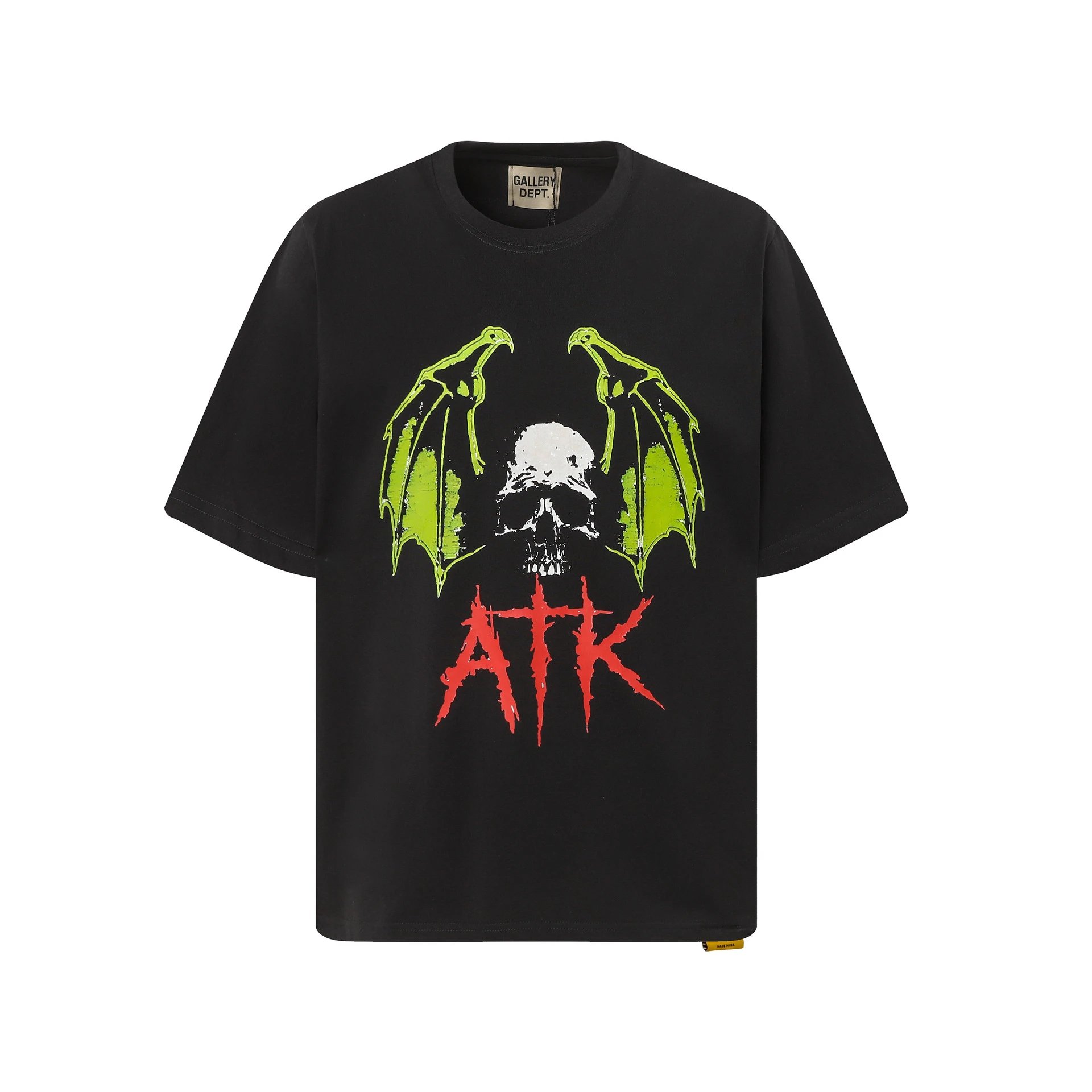 Gallery Dept. T-Shirts Short-Sleeve Graphic Print — D 3286 Black