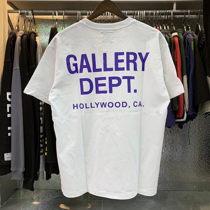 Gallery Dept. T-Shirts Short-Sleeve Graphic Print — 6031 white
