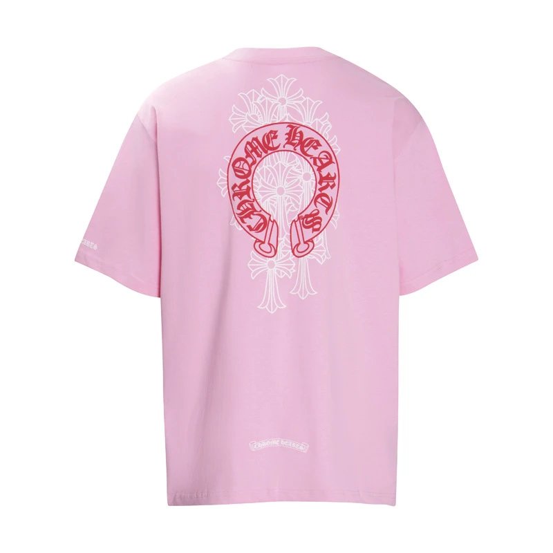 Chrome Hearts T-Shirts Graphic Cross Print — 6002 powder B