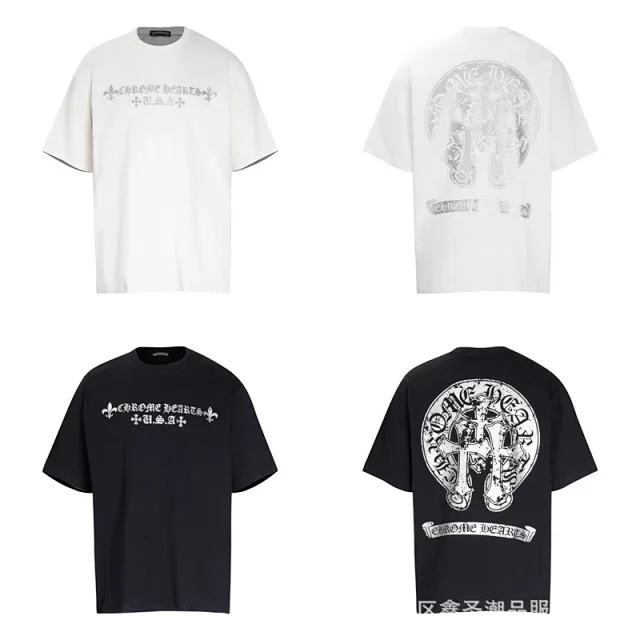 Chrome Hearts T-Shirts Graphic Cross Print product detail image 5