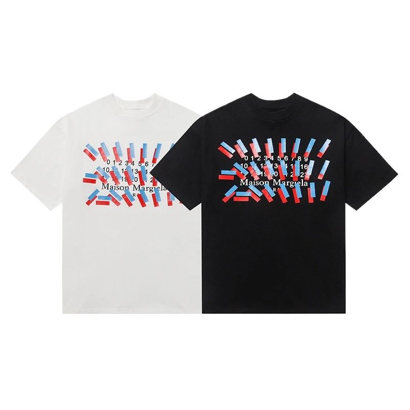 Maison Margiela T-Shirts Short-Sleeve Graphic Print T-Shirt image 6