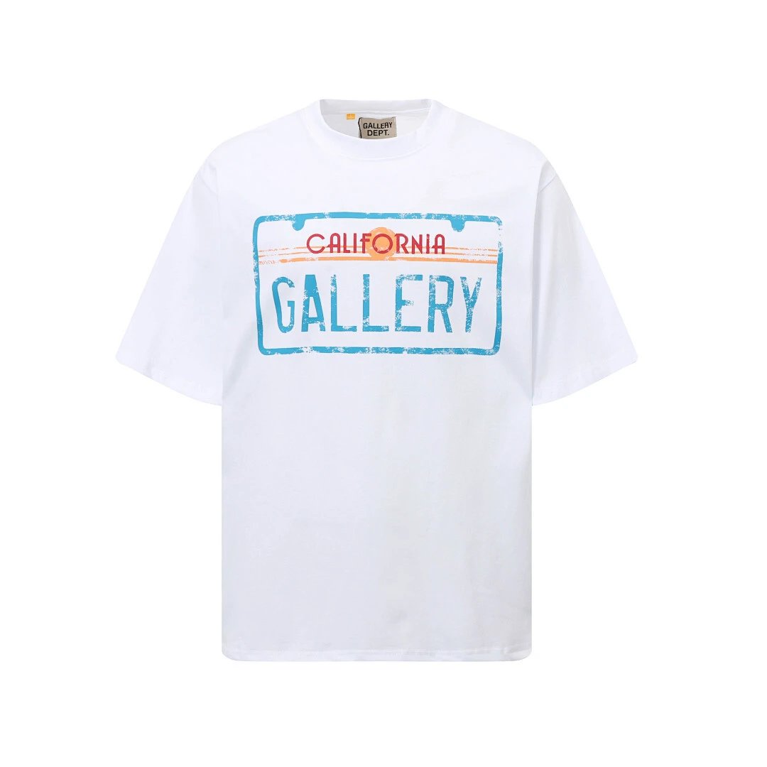 Gallery Dept. T-Shirts Short-Sleeve Graphic Print — D3312 white