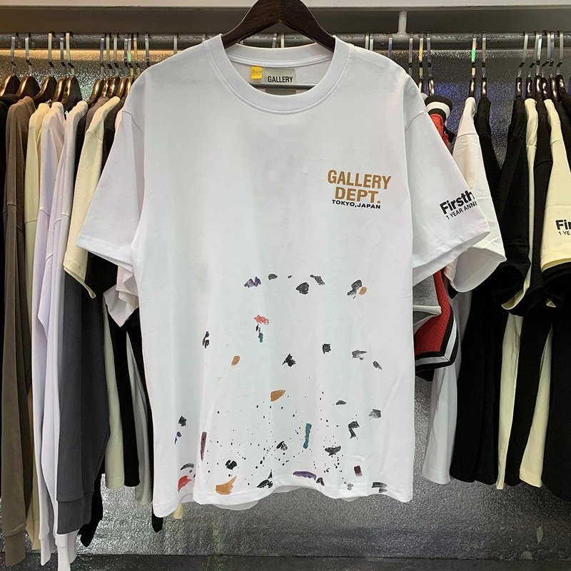 Gallery Dept. T-Shirts Short-Sleeve Graphic Print — 6007 white