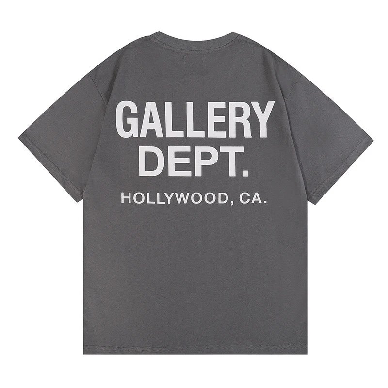 Gallery Dept. T-Shirts Short-Sleeve Graphic Print — 6001 gray