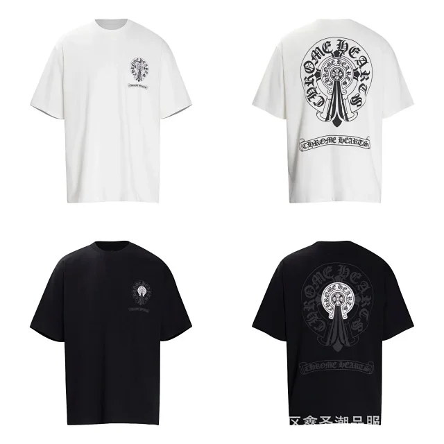 Chrome Hearts T-Shirts Graphic Cross Print product detail image 6