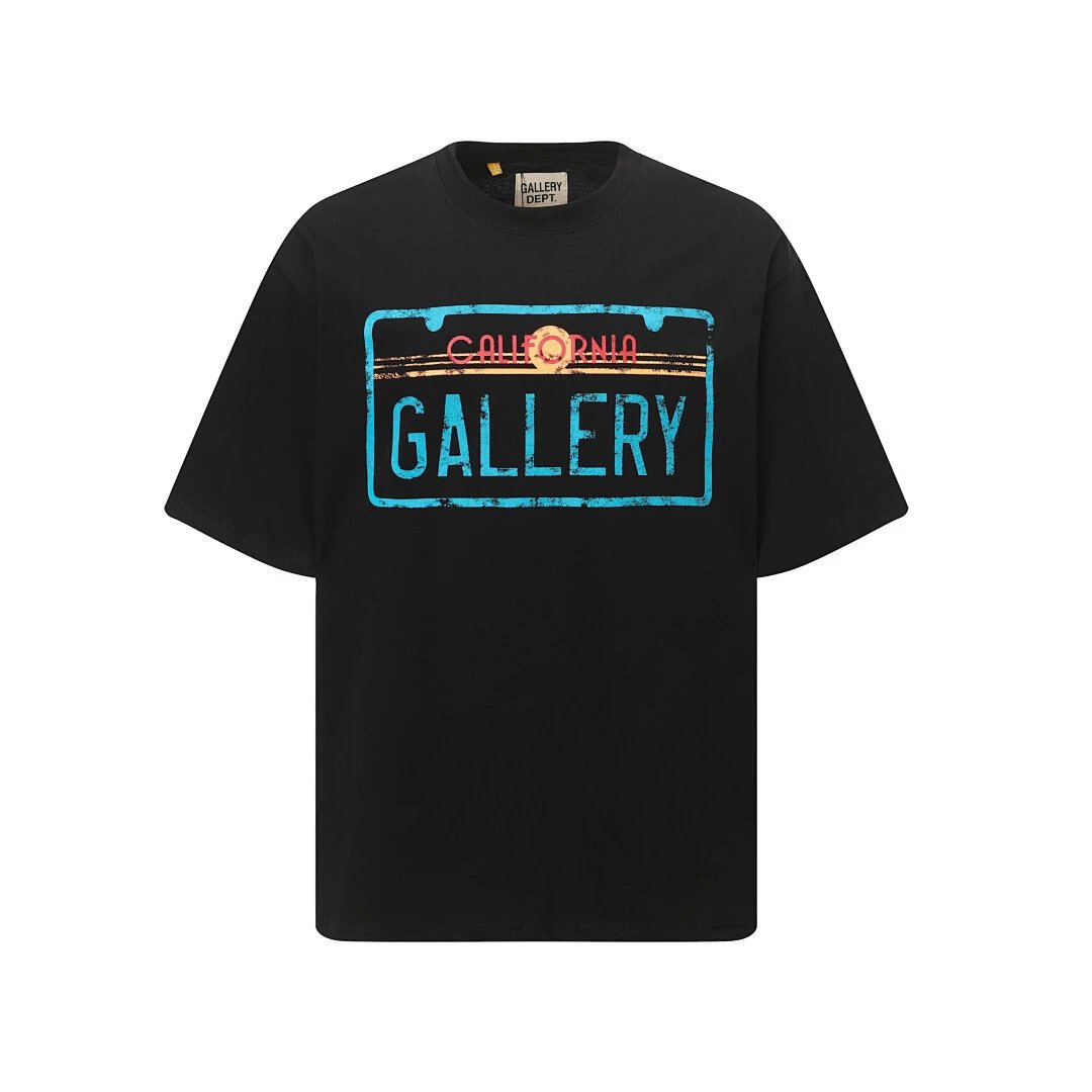 Gallery Dept. T-Shirts Short-Sleeve Graphic Print — D3312 black