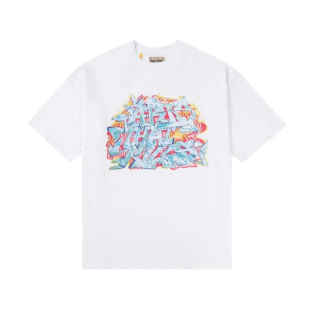 Gallery Dept. T-Shirts Short-Sleeve Graphic Print — D 3135 white