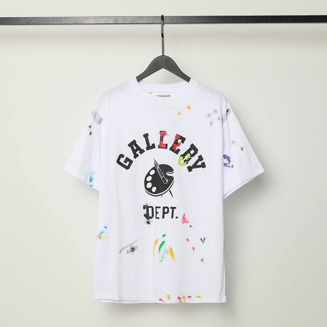 Gallery Dept. T-Shirts Short-Sleeve Graphic Print — D 3341 white