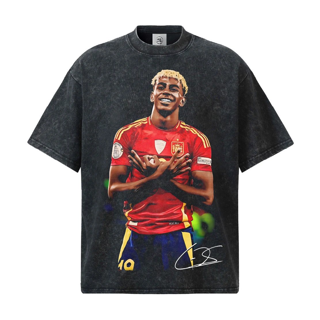 Unbranded T-Shirts Oversized short-sleeve graphic football player print image 6