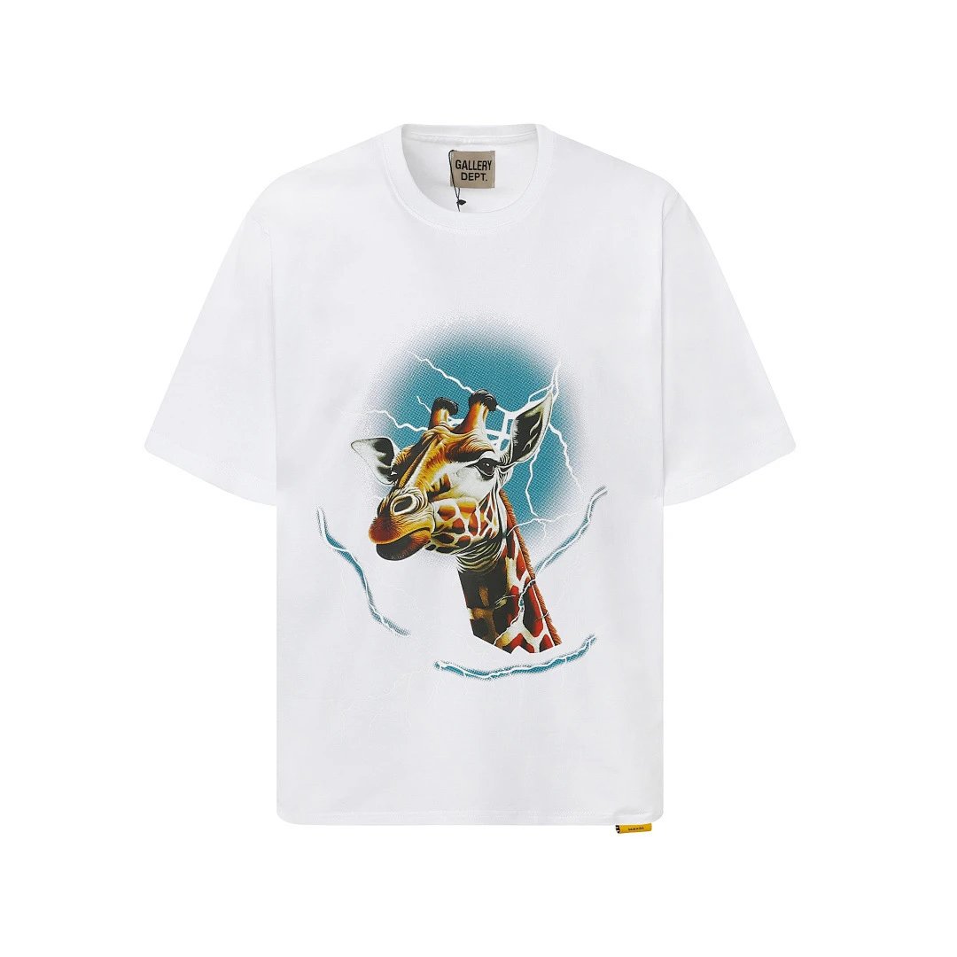 Gallery Dept. T-Shirts Short-Sleeve Graphic Print — D3285 white