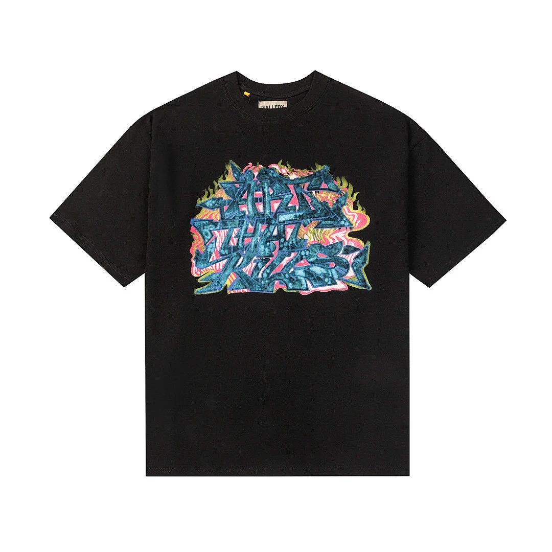 Gallery Dept. T-Shirts Short-Sleeve Graphic Print — D 3135 Black
