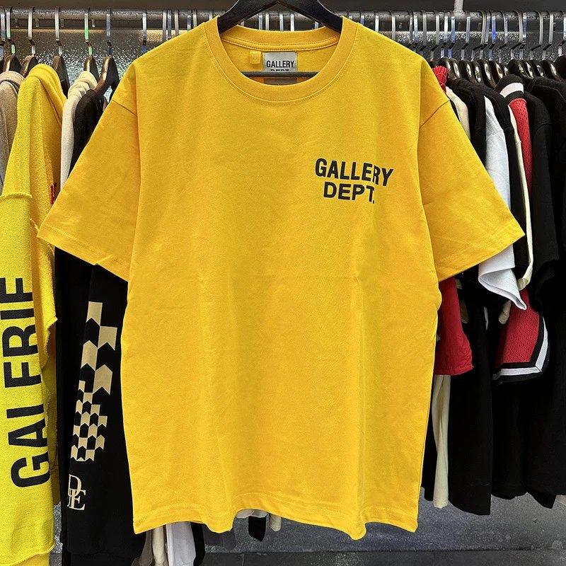 Gallery Dept. T-Shirts Short-Sleeve Graphic Print — 6031 yellow