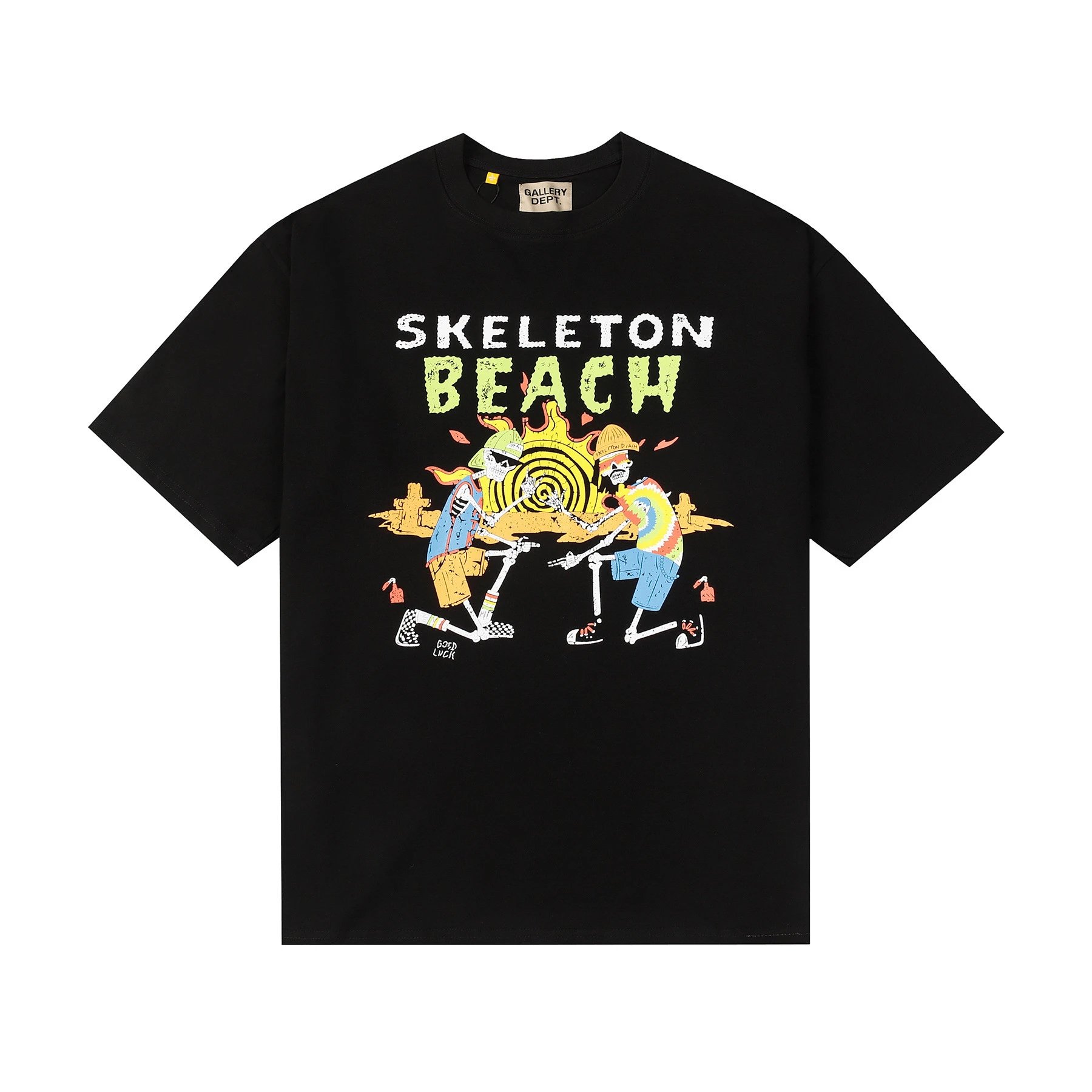 Gallery Dept. T-Shirts Short-Sleeve Graphic Print — D 3145 Black