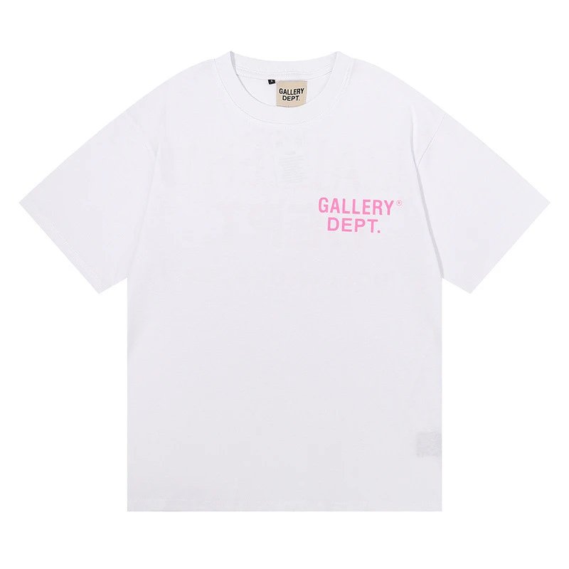 Gallery Dept. T-Shirts Short-Sleeve Graphic Print — 6011 white printing powder