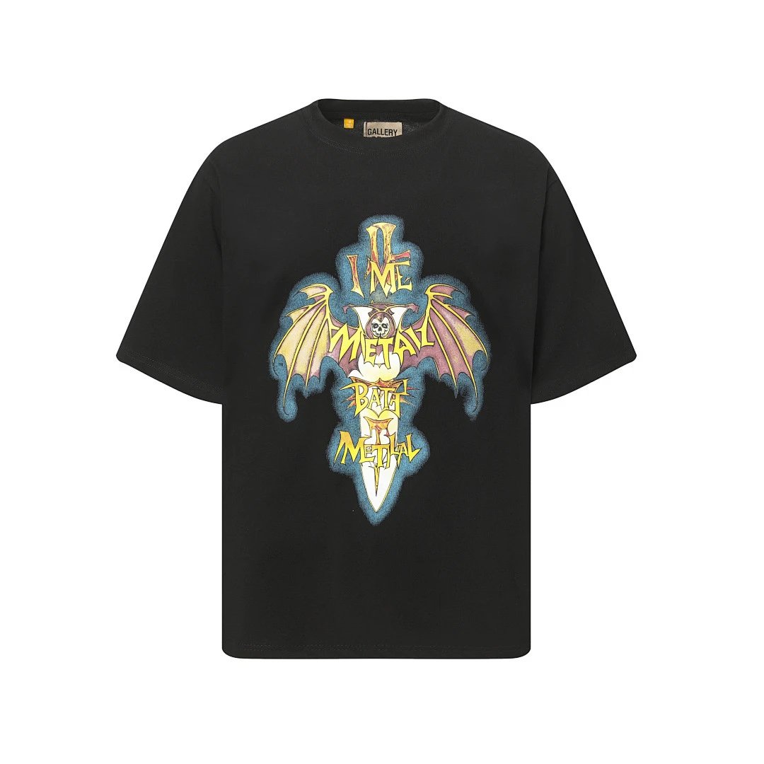 Gallery Dept. T-Shirts Short-Sleeve Graphic Print — D 3315 Black