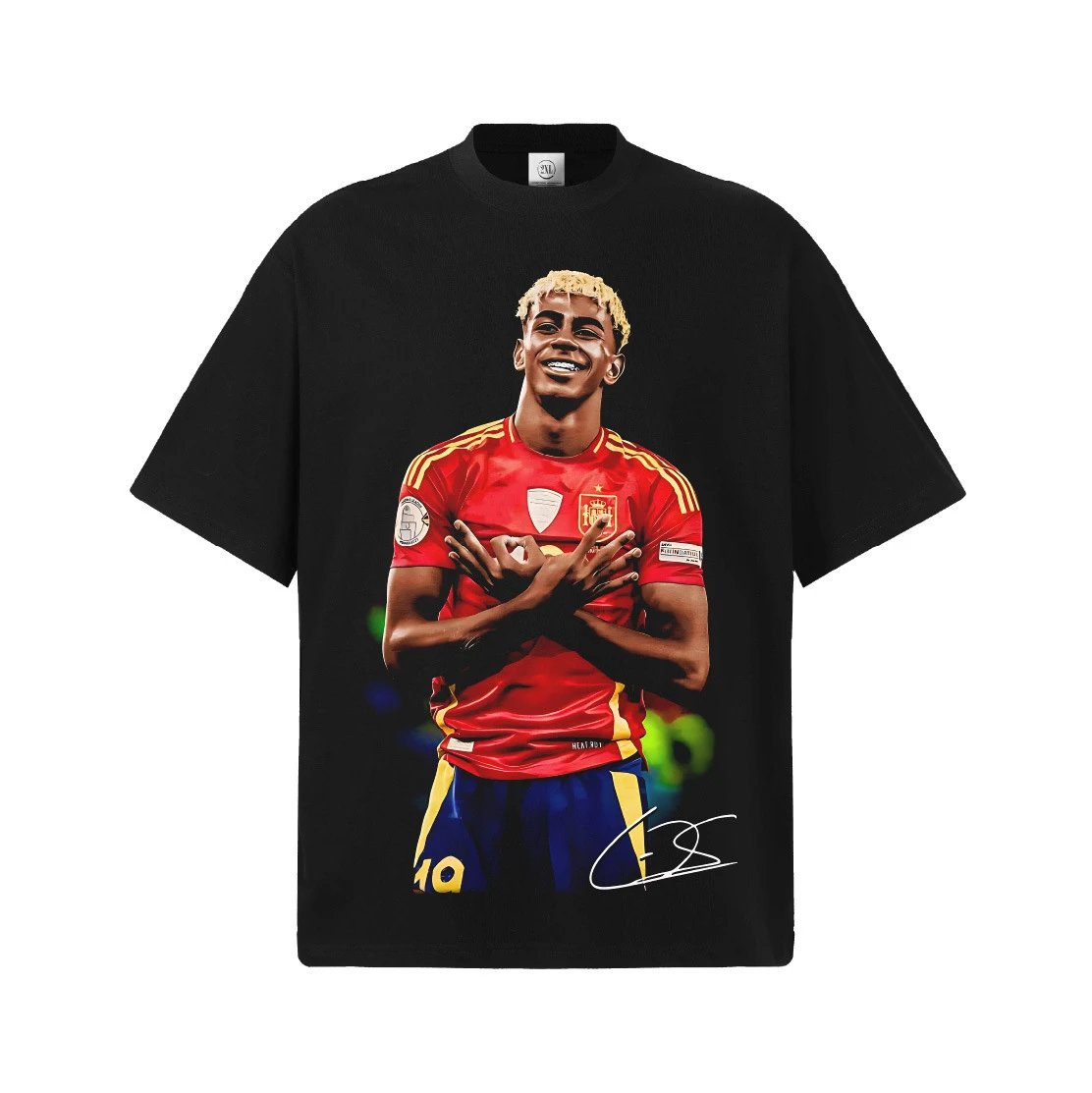 Unbranded T-Shirts Oversized short-sleeve graphic football player print image 4