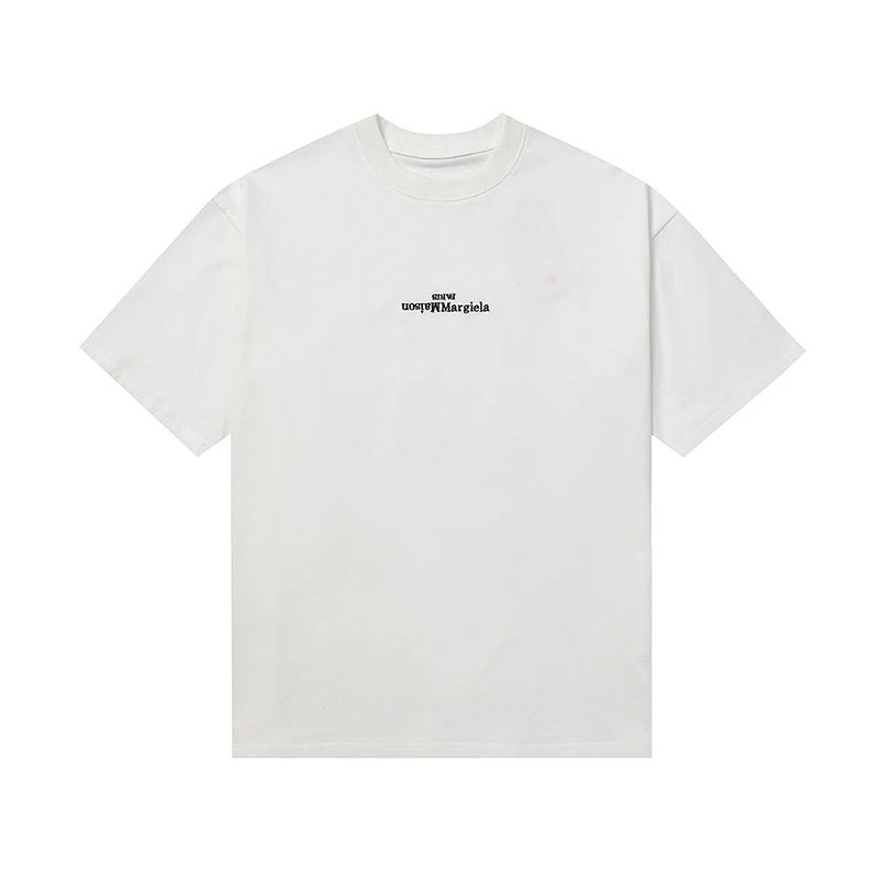 Maison Margiela T-Shirts Short-Sleeve Graphic Print T-Shirt — 618 white.