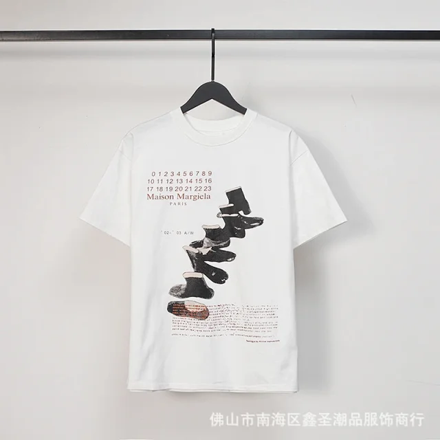 Maison Margiela T-Shirts Short-Sleeve Graphic Print T-Shirt product detail image 14