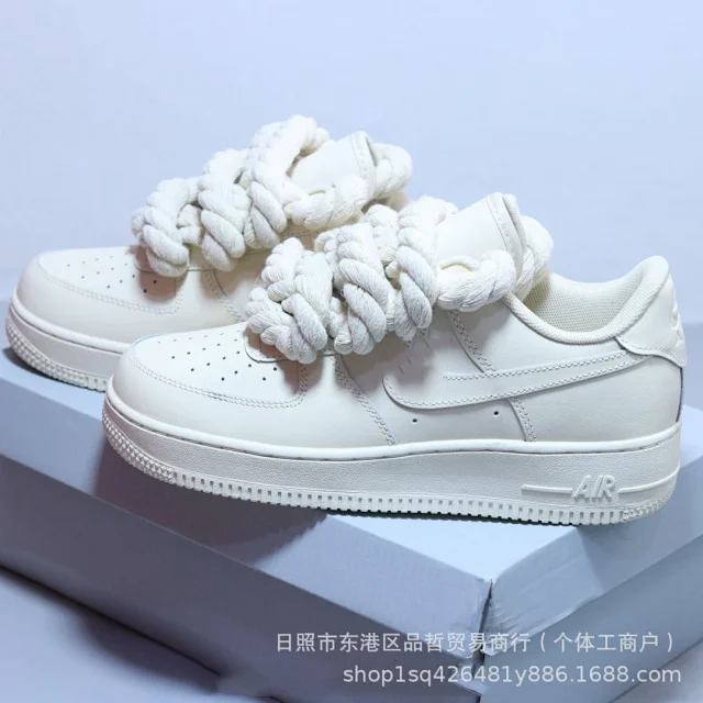 Nike Sneakers Air Force 1 Low with thick rope laces product detail image 3