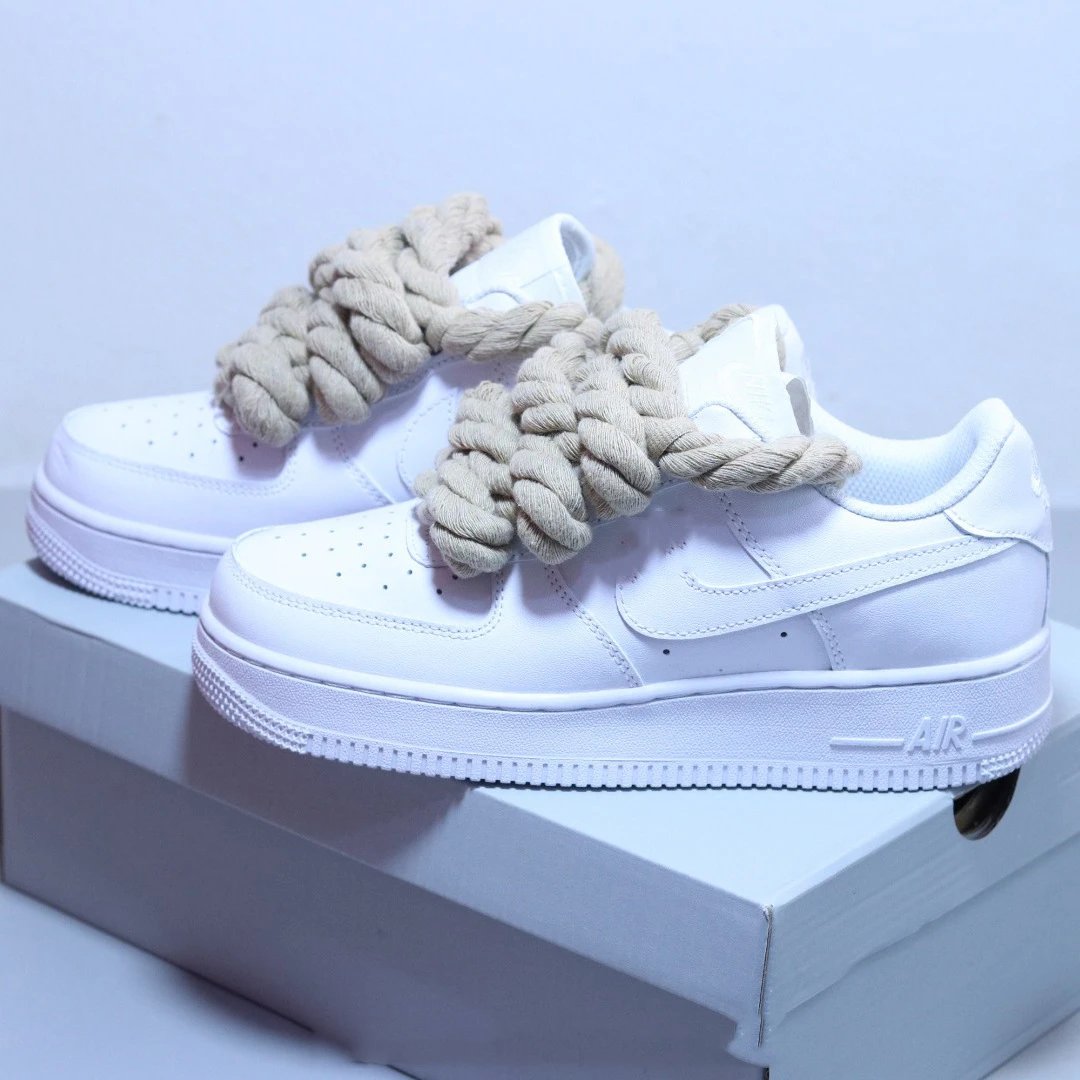 Nike Sneakers Air Force 1 Low with thick rope laces — 1