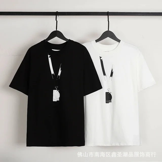 Maison Margiela T-Shirts Short-Sleeve Graphic Print T-Shirt product detail image 34