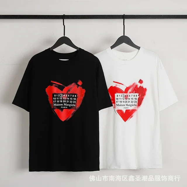Maison Margiela T-Shirts Short-Sleeve Graphic Print T-Shirt product detail image 48