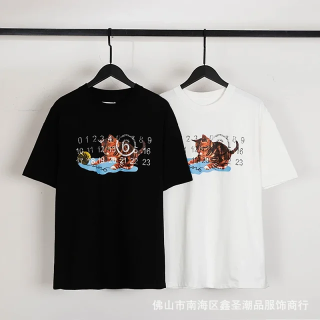 Maison Margiela T-Shirts Short-Sleeve Graphic Print T-Shirt product detail image 41
