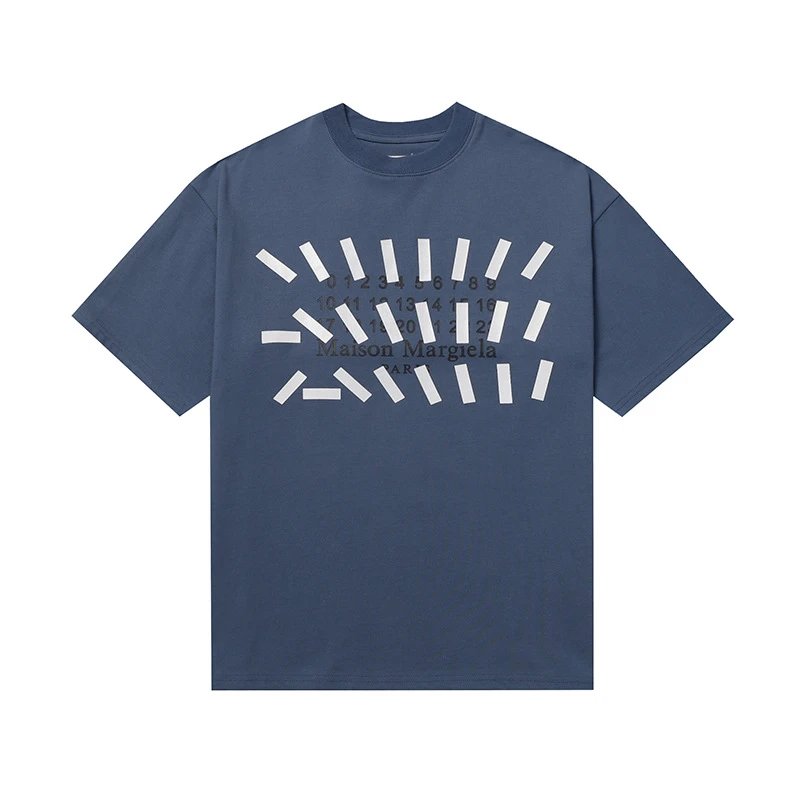 Maison Margiela T-Shirts Short-Sleeve Graphic Print T-Shirt — 605