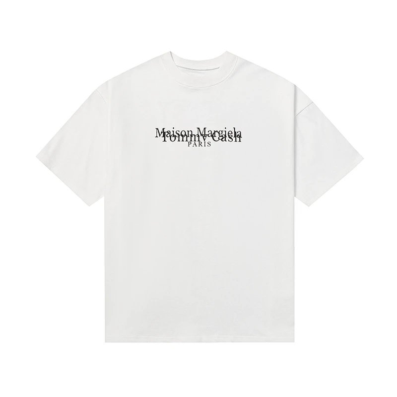 Maison Margiela T-Shirts Short-Sleeve Graphic Print T-Shirt — 610 white
