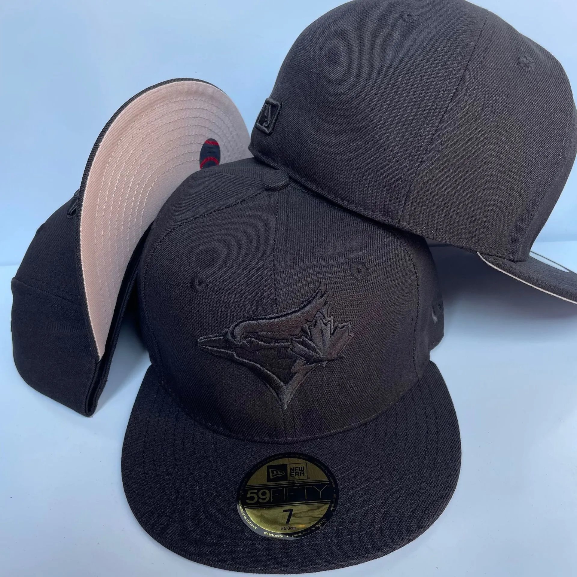 New Era Hats 59FIFTY Fitted Baseball Cap — Blue Jays 1