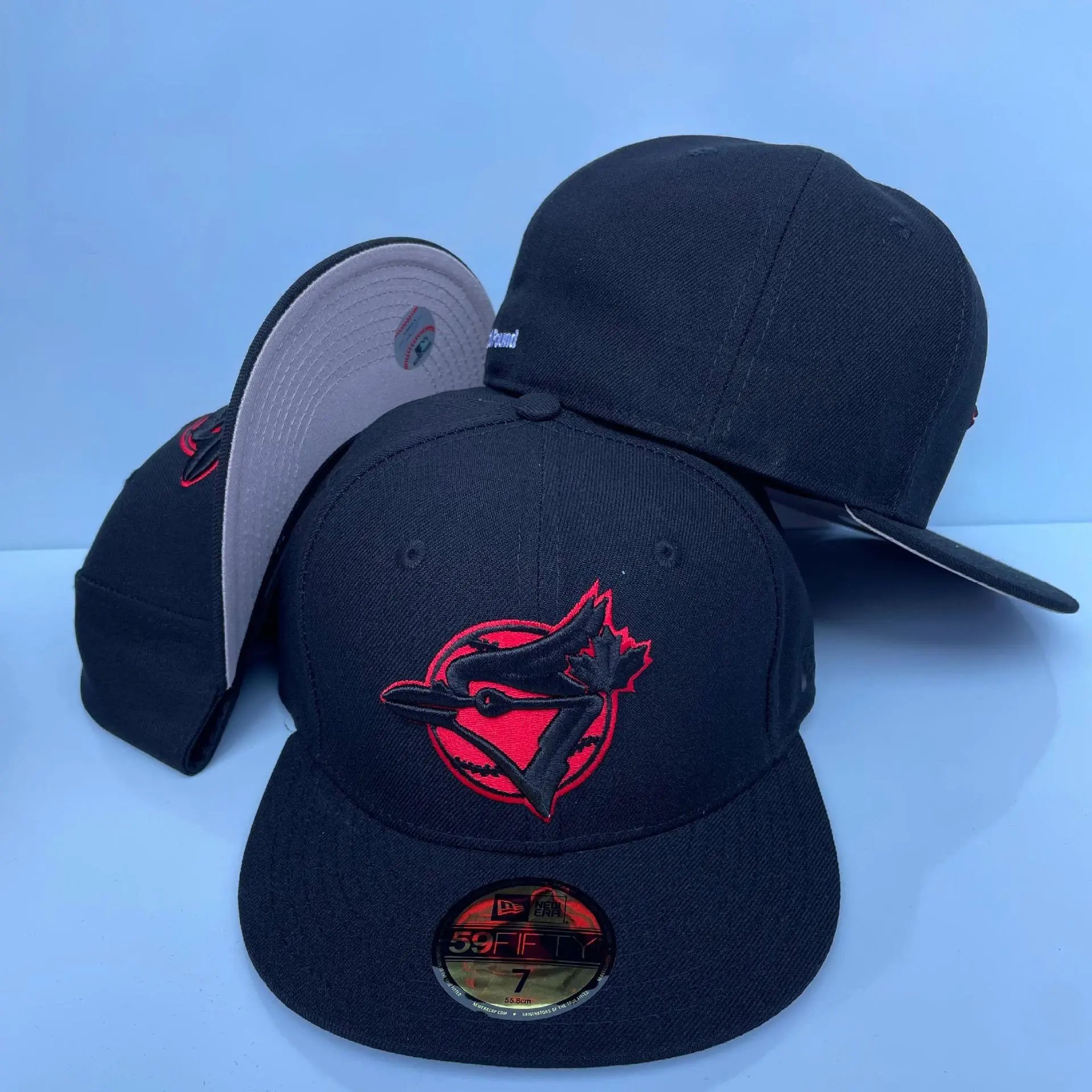 New Era Hats 59FIFTY Fitted Baseball Cap — Blue Jays 3