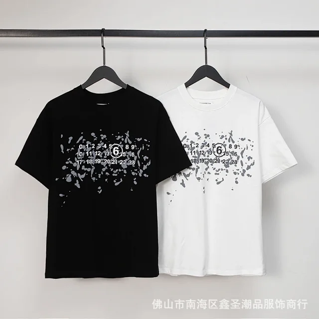 Maison Margiela T-Shirts Short-Sleeve Graphic Print T-Shirt product detail image 12