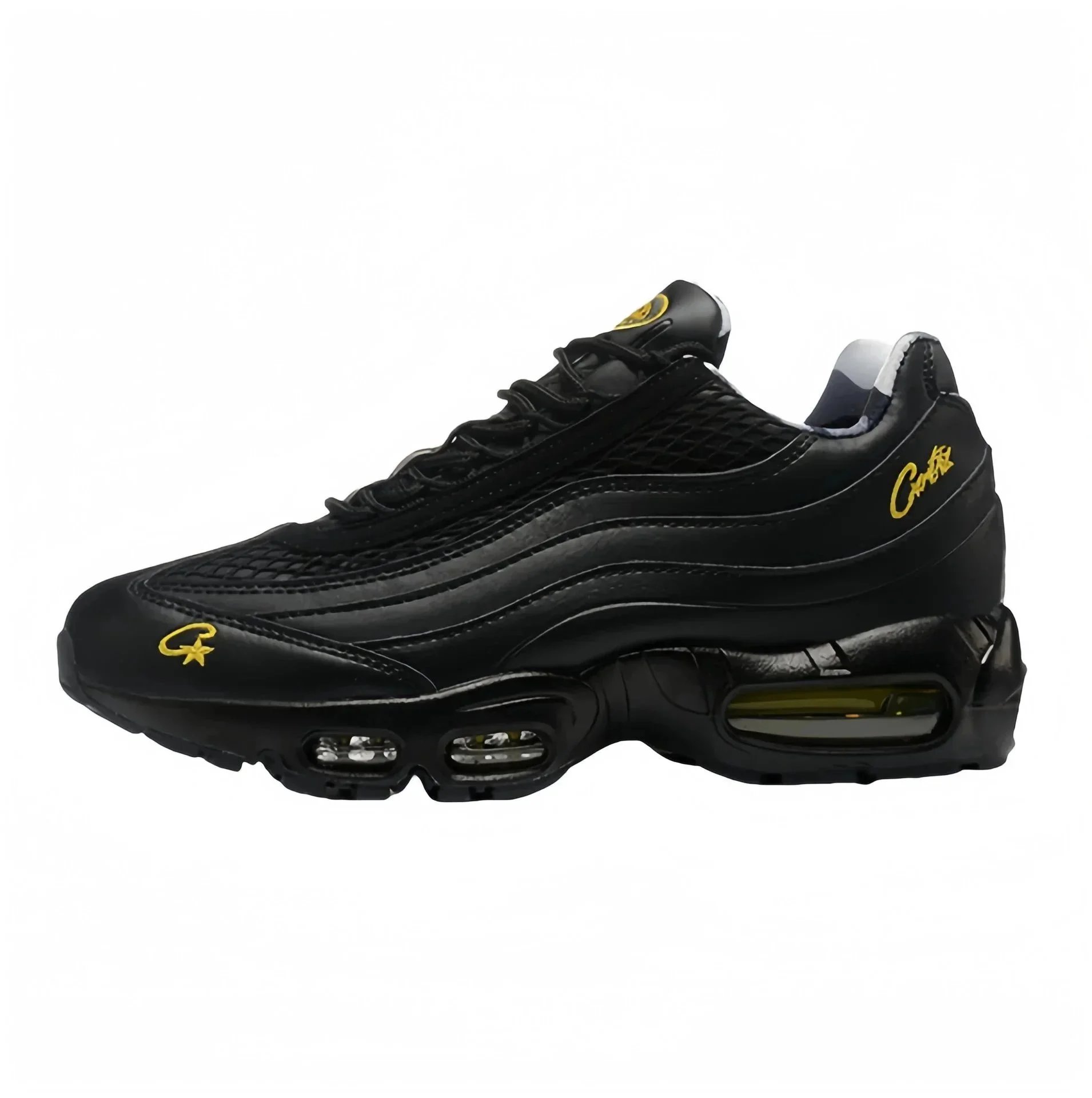 95 Style-36-46-Collab Black Gold Swoosh