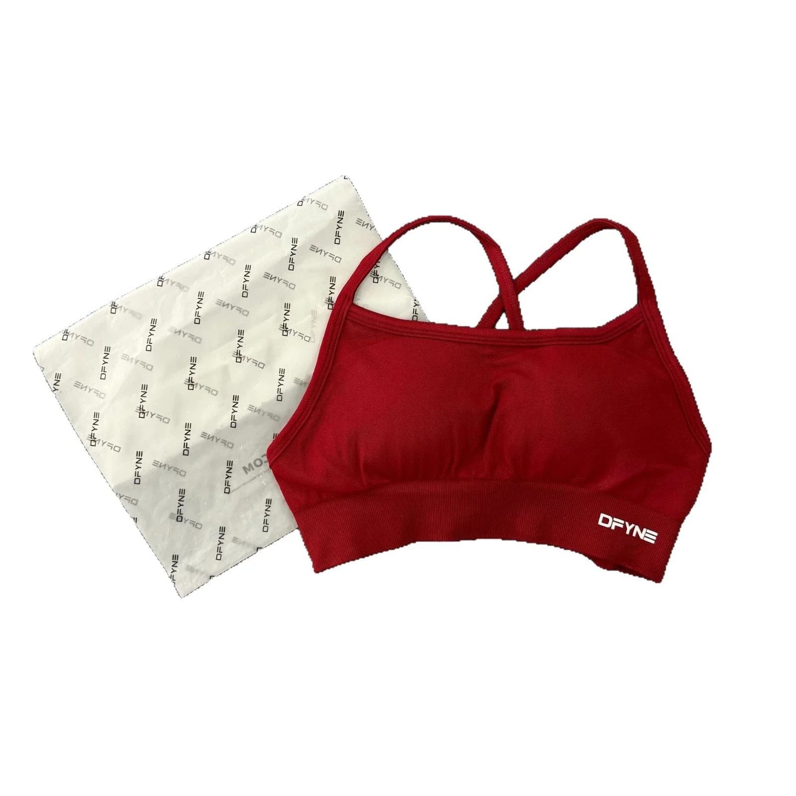 DFYNEimpact European and American matt nylon super soft cross-over back-beautiful fitness and sports outdoor outer wear sling *No quality problems, no return without reason