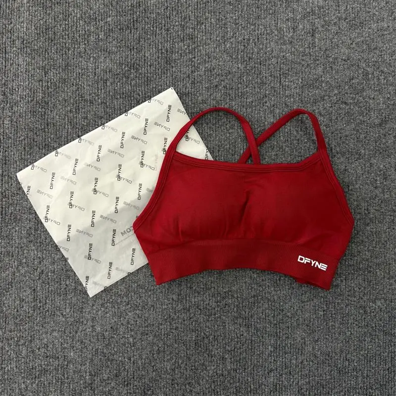 DFYNEimpact European and American matt nylon super soft cross-over back-beautiful fitness and sports outdoor outer wear sling *No quality problems, no return without reason