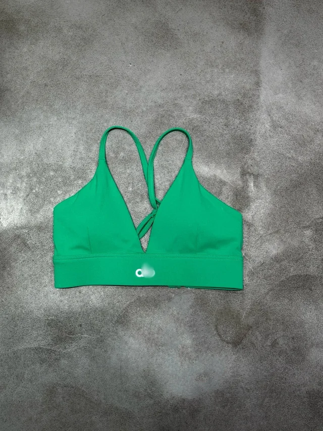 Alo Yoga Underwear V-Neck Crisscross-Back Sports Bra product detail image 3