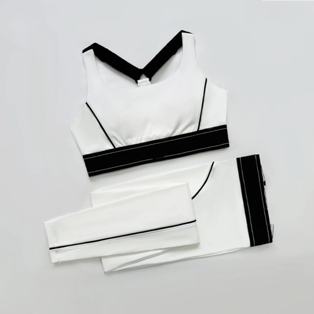 Athletic Training Yoga Top and Shorts Set