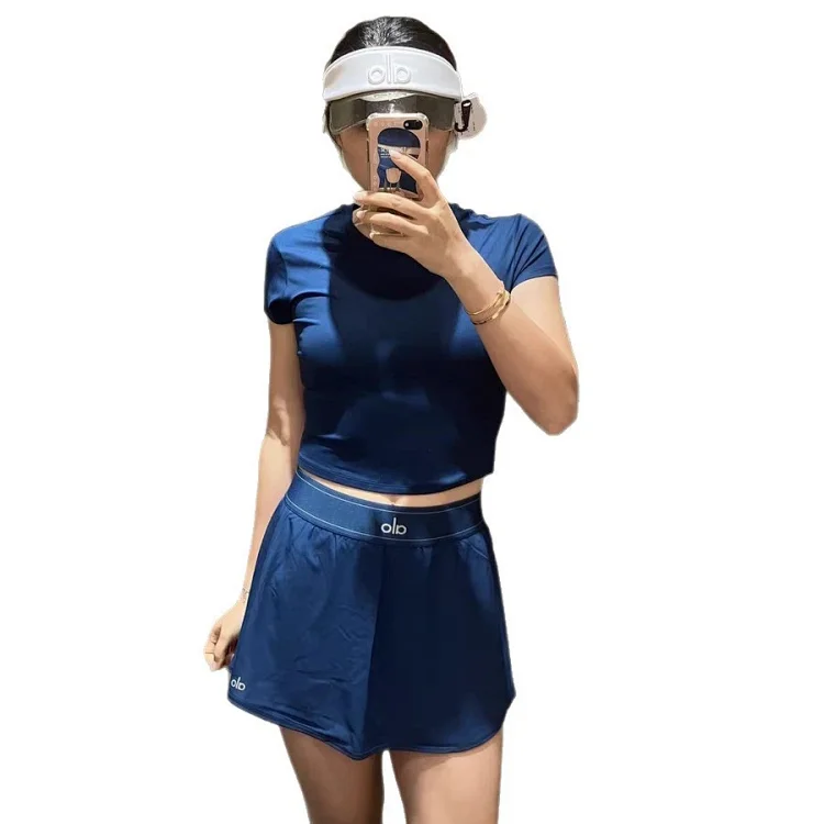 Ready stock yoga sports quick-drying tennis skirt 26 summer high-waisted anti-exposure breathable outdoor running short skirt for women *No quality issues and no reason to return(pic8) Ready stock yoga sports quick-drying tennis skirt 26 summer high-waisted anti-exposure breathable outdoor running short skirt for women *No quality issues and no reason to return