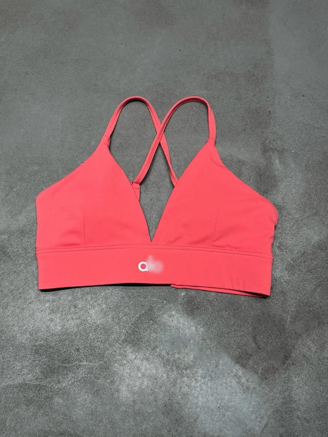 Alo Yoga Underwear V-Neck Crisscross-Back Sports Bra product detail image 4