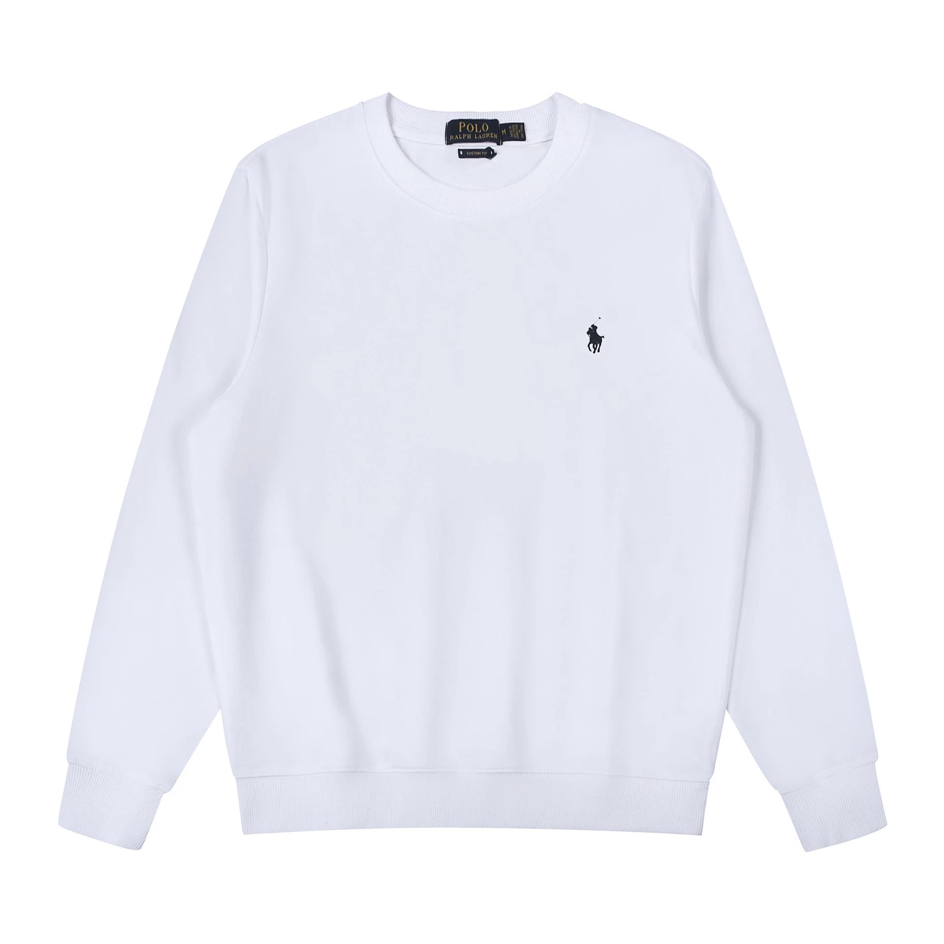 Round Neck White Black Label
