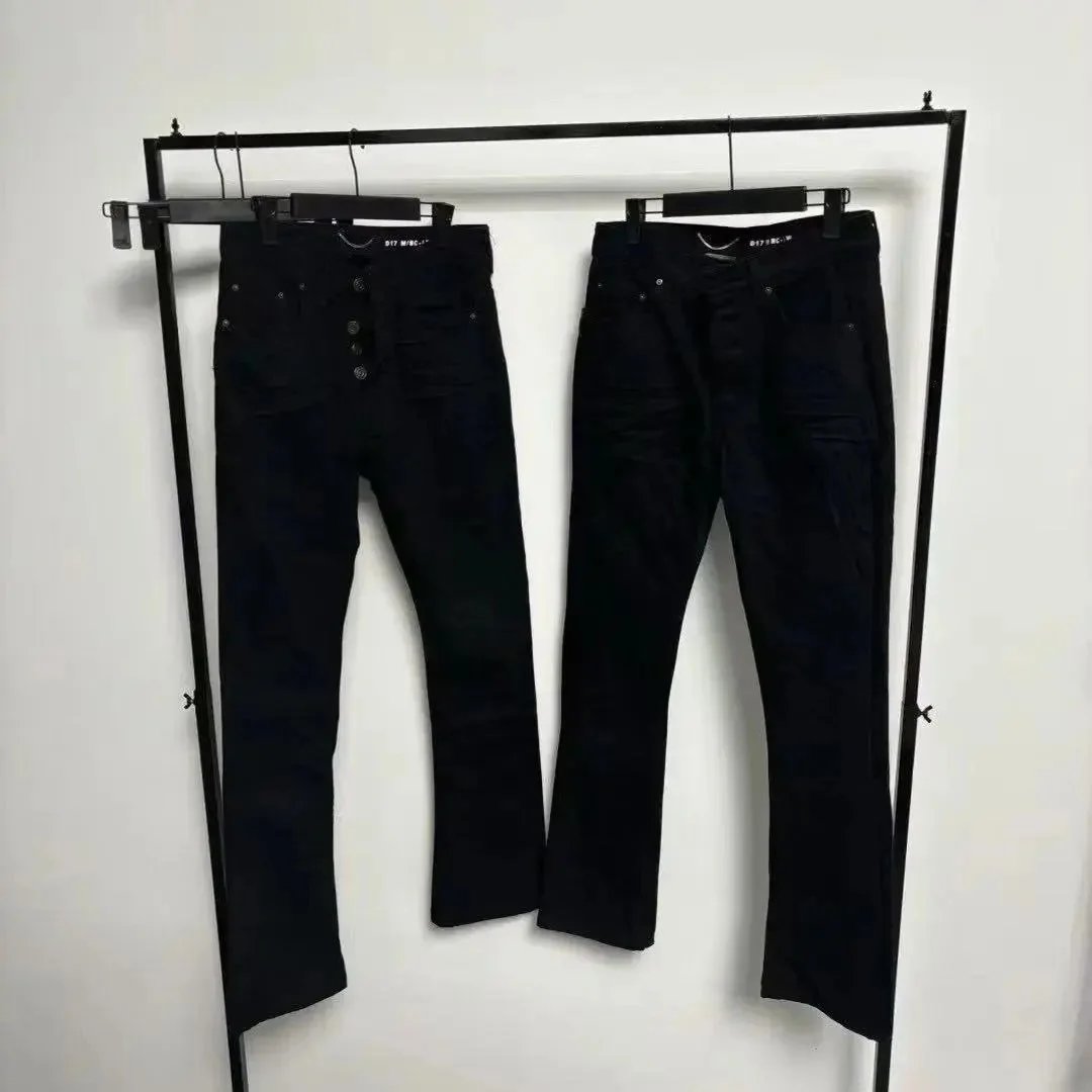 [In Stock] Early Father SLP Style D17 Flared Jeans High Street Luxury Fashion Stretch Slimming Body-Shaping Pants