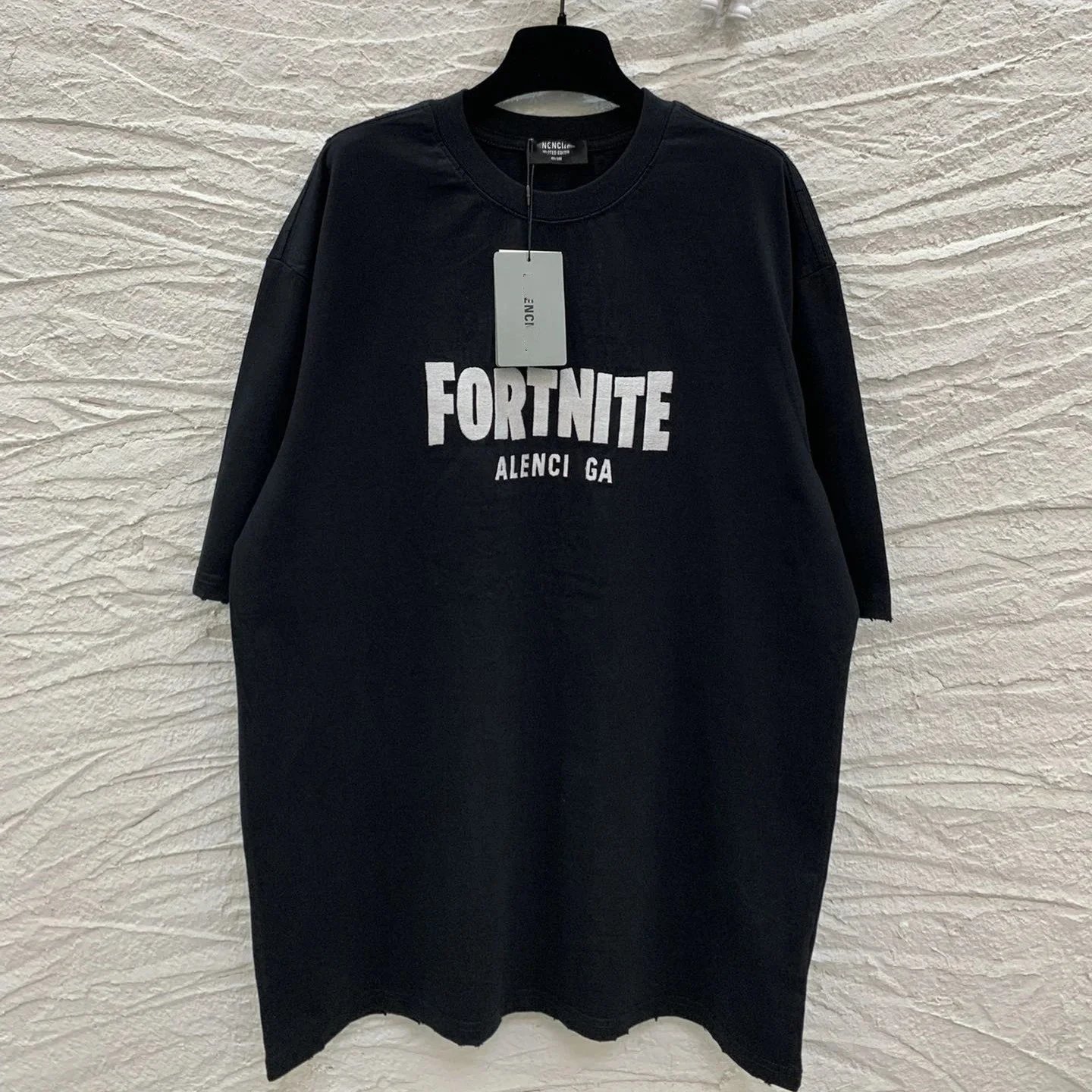 [DX3] Premium Edition 2022 Summer New Paris B Brand Fortnite Collaboration Letter Embroidery Unisex Short Sleeve T-Shirt