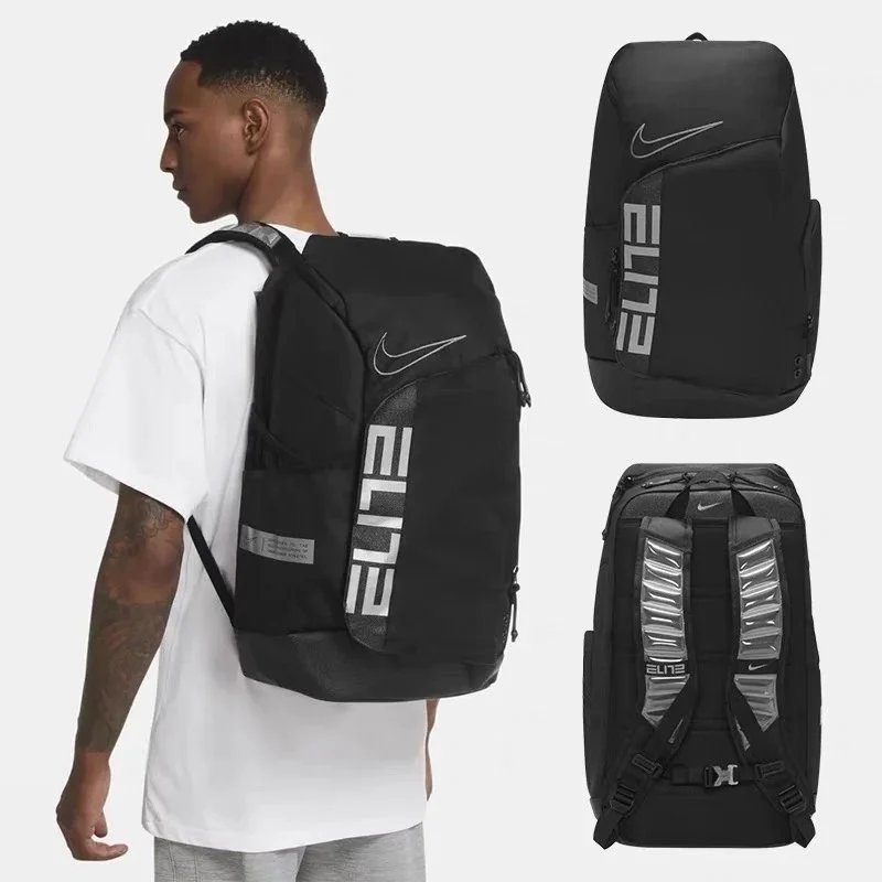 Nike Elite Airmax Air Cushion Backpack Basketball Large Capacity Men's Computer College Student Backpack