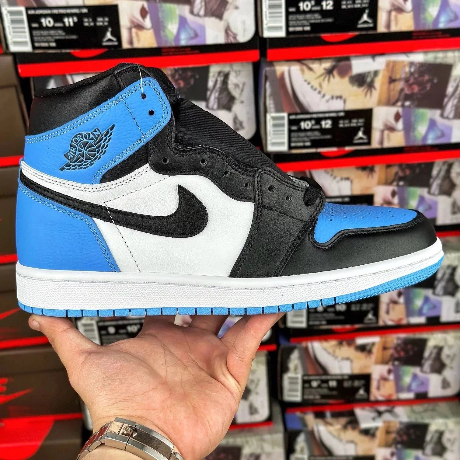 University Blue UNC Black Toe DZ5485-400
