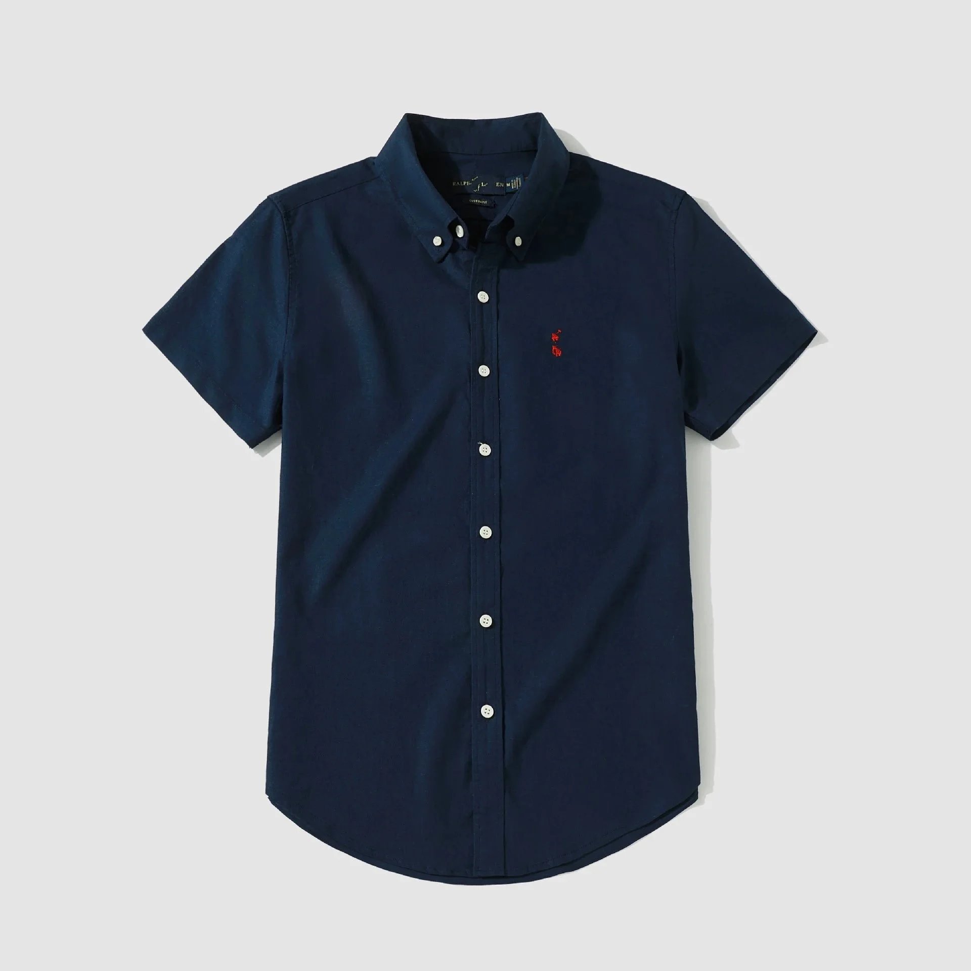 Ralph Lauren Polo Bear Short-Sleeve Button-Down Shirt White - 12