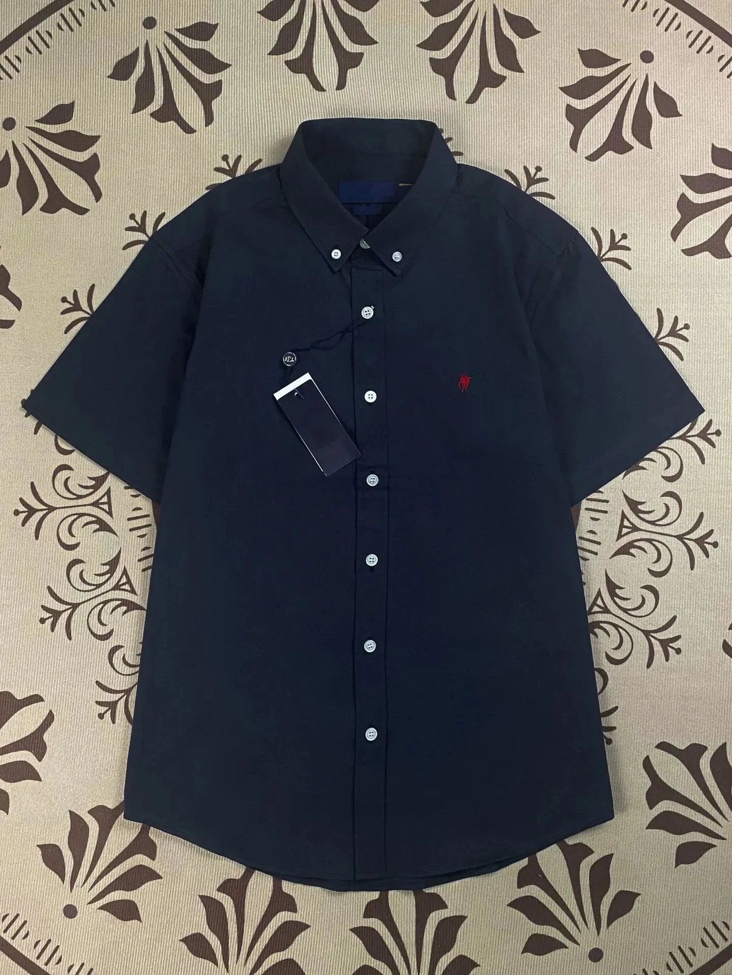 Ralph Lauren Polo Bear Short-Sleeve Button-Down Shirt White - 18