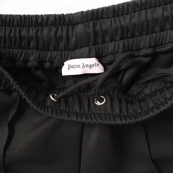 Corteiz Logo Embroidered Black Sweatshorts - 10