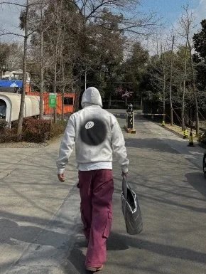 Off-White 8-Ball Gradient Hoodie Gray - 9